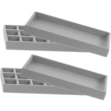 2er-Set Design-Schreibtisch-Aufbewahrungsboxen mit Perlenablage für DIY-Armbänder, Halsketten und Schmuck