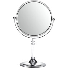 Doppelseitiger Kosmetikspiegel mit Vergrößerung für detailliertes Make-up, runder Spiegel für Badezimmer und Waschtisch