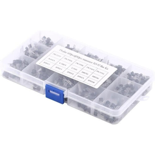 Kit Box 600pcs Sorted TO-92 Semiconductor Device Amplifier Component