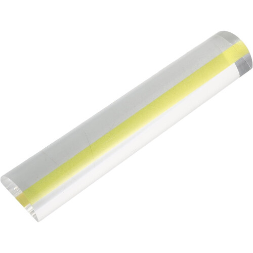 Acryl vergrootliniaal 2x, draagbaar, lichtgewicht, strookvormig.
