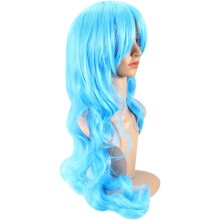 Paruka Sky Curly Hair pro cosplay a každodenní nošení, krajková přední syntetická vlasová doplňky pro ženy