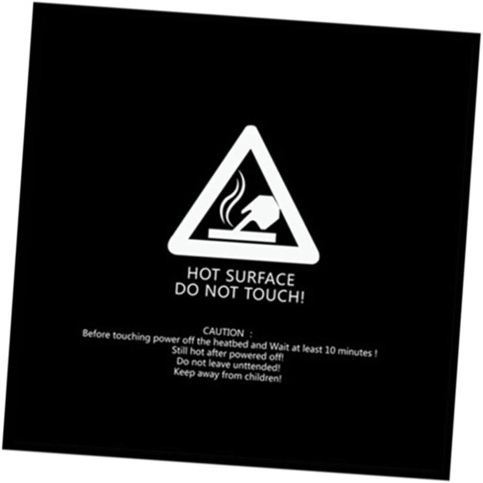 Hot Bed Sticker Sheet For Printer Useful Hot Bed Platform Sticker Enhance Printing Aluminum Base Plate Black 5455468951589