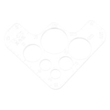 Acryl-Rundecklineal für Lederarbeiten, DIY-Näh- und Schneidewerkzeug