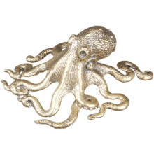 Vintage Oktopus-Figur, Miniatur-Ornament, Messing, verschleißfest
