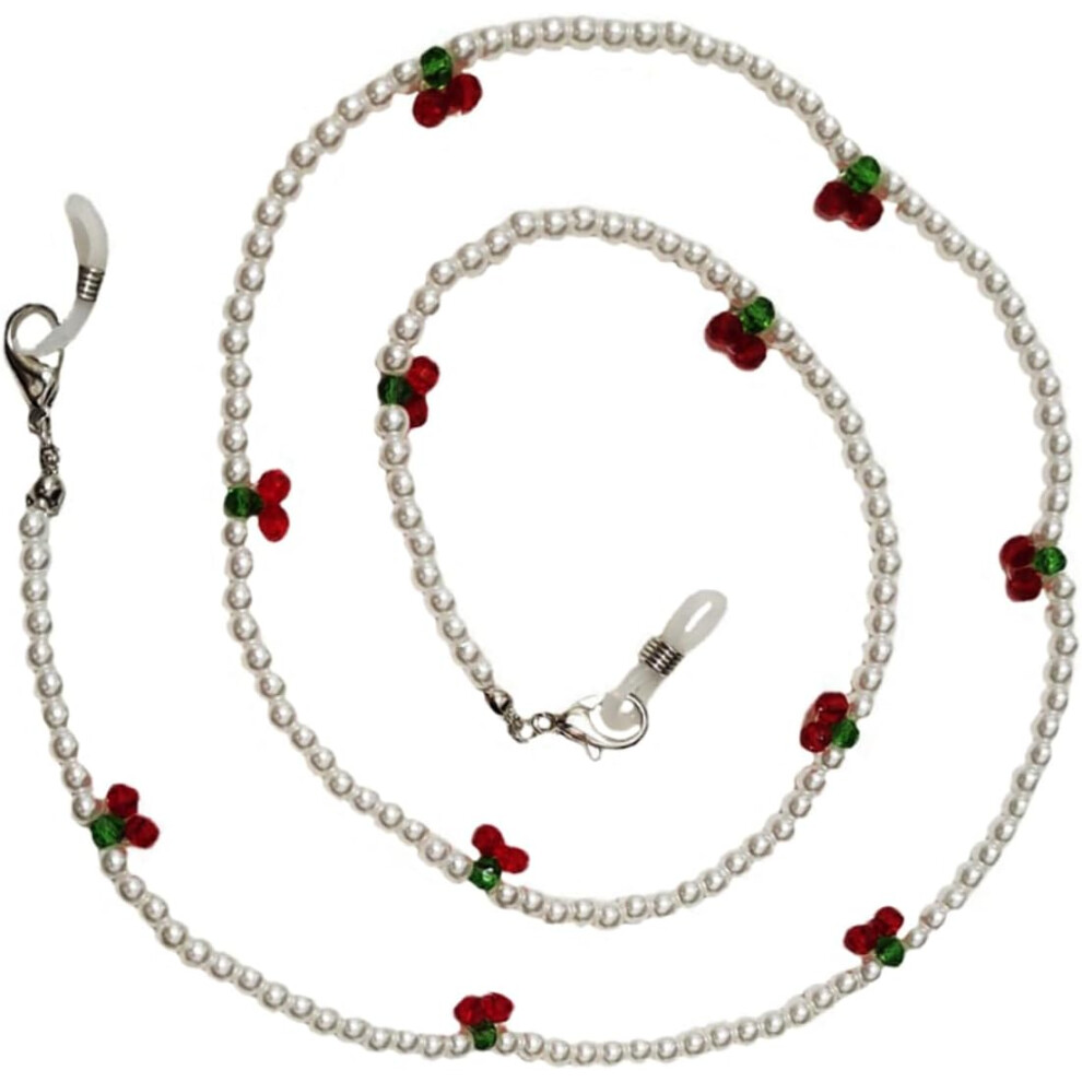 Hkhbjs Cherry Decorative Mask Strap Glasses Lanyard Non-Slip Spectacle Chain Multifunction Eyeglass Strap