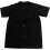 Hundefriseurschürze, schwarz, wasserdicht, Polyester, Kurzarm 1