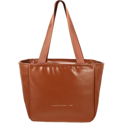 Τσάντα καφέ Pu Tote Bag Bento Box Μεγάλη χωρητικότητα Compact Μονωμένη