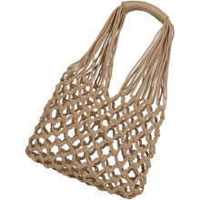 Handgefertigte, gewebte Strandtasche, hohle Tragetasche/Einkaufstasche für Damen für Strandausflüge und Freizeitaktivitäten