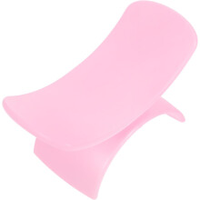 Maniküre-Armlehne, U-förmiges Nagelkissen, tragbares rosa Nagelkunst-Werkzeug, Handstütze für den Salongebrauch