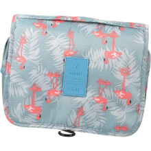 1 Stück Hängende Reise-Kosmetiktasche mit großem Fassungsvermögen, ideal für Geschäfts- und Familienreisen, stilvolles Flamingo-Design