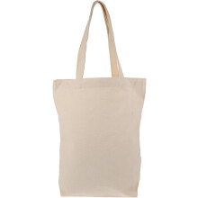 Tragbare, einfache Einkaufstasche/Schultertasche aus beigefarbenem Canvas mit praktischem Nutzen und ansprechendem Design für Arbeit und Camping
