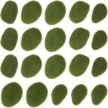 Moosstein-Imitation, filigranes Design, aus Kunststoff, pflegeleicht, formstabil