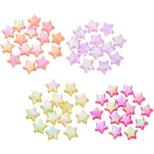 1 Bag Acrylic Star Shape Beads for Jewelry Making with 200pcs DIY Spacer Beads for Bracelets and Necklaces