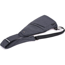 Sportliche Herren-Brusttasche, Umhängetasche für Outdoor-Aktivitäten, atmungsaktives Design, lässiger Schulterrucksack