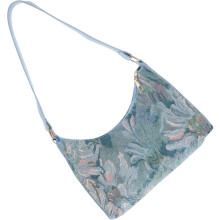 Schultertasche mit Ölgemälde-Muster, schicke Tragetasche für unter den Arm