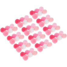1bag alta elástica bola de peluche Pom Poms para artesanatos Bolas mofadas para projetos de bricolagem Decorações de Natal e dos Namorados