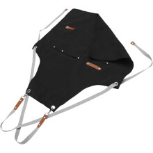 Küchenschürze für Damen und Herren, stilvoll, aus Denim-Canvas, ideal zum Kochen, Grillen und für Friseursalons, verschiedene Ausführungen