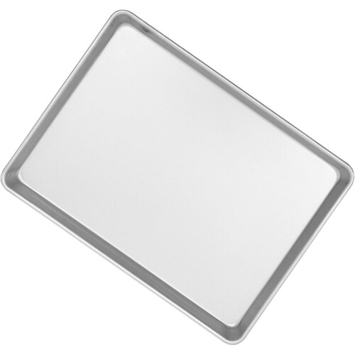 Aluminium Alloy Baking Sheet Cupcake Baking Metal Sheet Rectangular Smooth Surface Compact