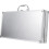 Aluminum Briefcase Portable Tear Resistant Silver Hard Shell Tool Storage Case 1