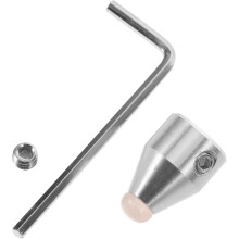 Leichter, tragbarer Stimmgabelhalter aus Aluminiumlegierung mit rundem Metallsockel