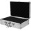 Aluminum Alloy Briefcase Sponge Inserts Extra Cushioning Secure Storage Silver Portable Tool 1