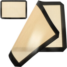 Hitzebeständige Silikon-Backmatte, Antihaft-Backblech mit Fiberglasgewebe, gleichmäßige Oberfläche