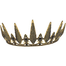 Baroque Crown Tiara for Bride Elegant Bridal Hair Piece for Weddings and Birthdays Lightweight Design Luxurious Accessory
