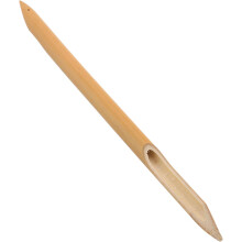 Pluma de bambú para caligrafía y dibujo con plumillas medianas de doble extremo.