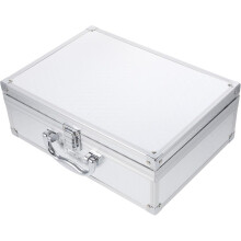 Tragbarer Werkzeugkoffer aus Aluminiumlegierung mit Tragegriff für unterwegs und zur optimalen Organisation