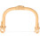 Mango de bambú para tetera, mango de repuesto para tetera, superficie lisa y resistente, color beige. 1