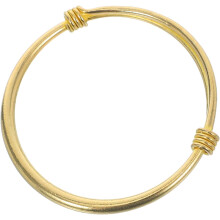Verstellbares Armband aus Kupfer, offenes Armband in Goldoptik, Schmuckaccessoire für Freizeit und Alltag