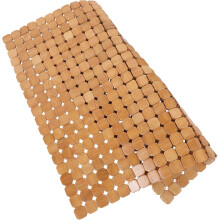 Kühlende Bambus-Stuhlmatte 40 x 40 cm, karbonisiertes Sitzkissen für Büro und Terrasse