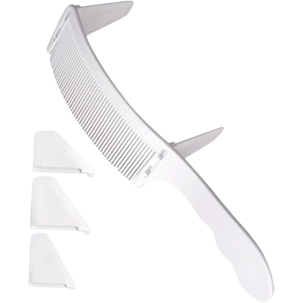 Hkhbjs Professional Hair Positioning Comb Curved S-Shaped Barber Styling Tool