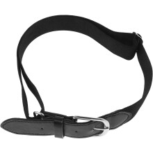 Schwarzer Baseballgürtel für Jugendliche, Softballgürtel, elastisches Nylon, PU-Zinklegierung, robust, stylisch, verschleißfest, Sportaccessoire