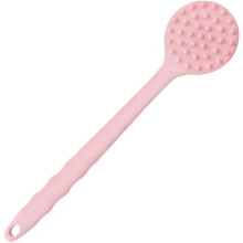 Silikon-Körperbürste mit langem Griff, Badebürste für die Dusche, Rückenmassage, tragbare Badebürste