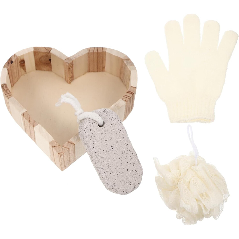 Hkhbjs Bucket Bath Accessories Bath Set For Women Exfoliating Glove Body Scrubber Set