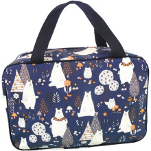 Tragbarer Kulturbeutel, Duschtasche, großes Fassungsvermögen, faltbarer Griff, Badekorb, Kosmetiktasche für Reisen