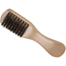 Wooden Handle Beard Brush Boar Bristles for Men Practical Beard Cleaning Brush Accessory