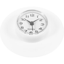 Wanduhr mit Saugnapf aus Silikonkunststoff, schlichtes Design