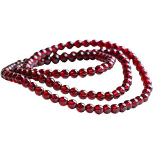 Garnet Beads String 4Mm Semi-Finished DIY Bead Handcraft Supplies for Jewelry Making and
