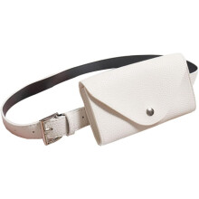Mini-Gürteltasche für Handys und Damen-Hüfttasche aus PU-Leder, kleine Reise-Hüfttasche für Outdoor-Aktivitäten in Beige