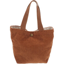 Tragbare Bento-Tasche aus Cord, geräumige und robuste Aufbewahrungstasche für Mittagessen, praktische Tragetasche für Schule und Reisen