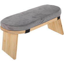 Ergonomischer, klappbarer Holzstuhl mit Kissen – Tragbare Seiza-Gebetsbank