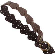 Vintage Rivet Belt for Women Western Waist Belt Decorative Buckle