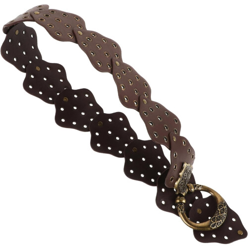 Ζώνη Vintage Rivet για γυναίκες Western με διακοσμητική αγκράφα