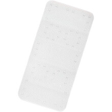 Duschmatte, Badewannenmatte, rutschfeste PVC-Badezimmermatte mit Saugnäpfen und Abflusslöchern