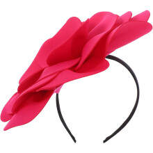 Pearl Flower Headband Large Floral Hair Accessory Faux Pearl Wedding Party Women Bridal Shower Headwear