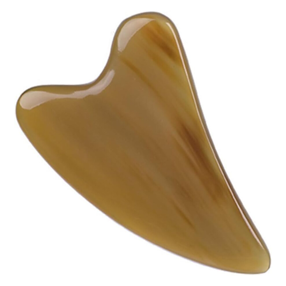 Hkhbjs Ox Horn Triangle Massage Board Scraping Plate Middle Size Gua Sha Tool