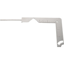 Buchpositionierungslineal aus Edelstahl, Buchbindewerkzeug, Anleitung für Scrapbooking, Locher