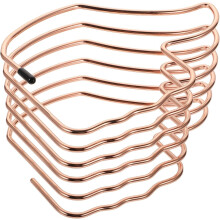 Ajustável Desktop Book Rack Thumb Bookend Metal Expandável Rose Gold Book Storage Organizador